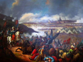 Bitwa pod Wiedniem - obraz pędzla Jana Krzysztofa Damela.