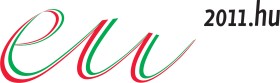 Logo węgierskiej prezydencji - spójna stylistyka nawiązująca do trio prezydencji. Węgry objęło przewodnictwo na początku 2011 r., po zakończeniu kadencji przez Belgię.