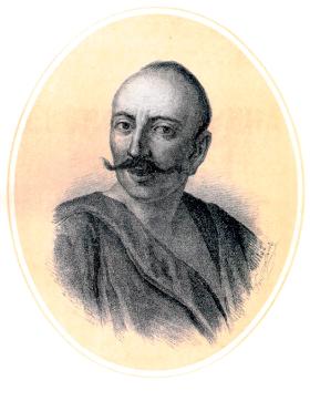 Iwan Gonta, który zamiast bronić Humania,dołączył do hajdamaków, wizerunek domniemany z XIX w.