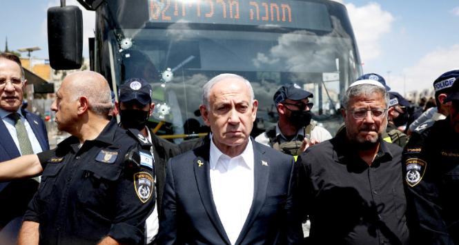 Premier Beniamin Netanjahu i minister Itamar Ben-Gwir, 8 września 2025 r.