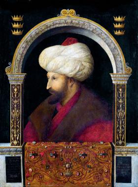 Portret sułtana Mehmeda II Zdobywcy, Gentile Bellini, XV w.