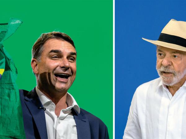Flavio Bolsonaro i Lula da Silva