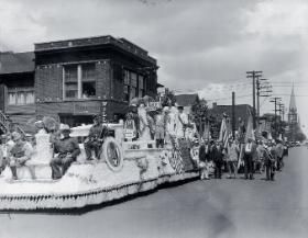 Obchody 200. rocznicy urodzin Jerzego Waszyngtona przez Polonię w Detroit, 1932 r.