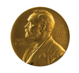 Medal nagrody Nobla.