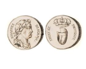 Pamiątkowy medal z wizerunkiem Jana III, pierwsza połowa XIX w.