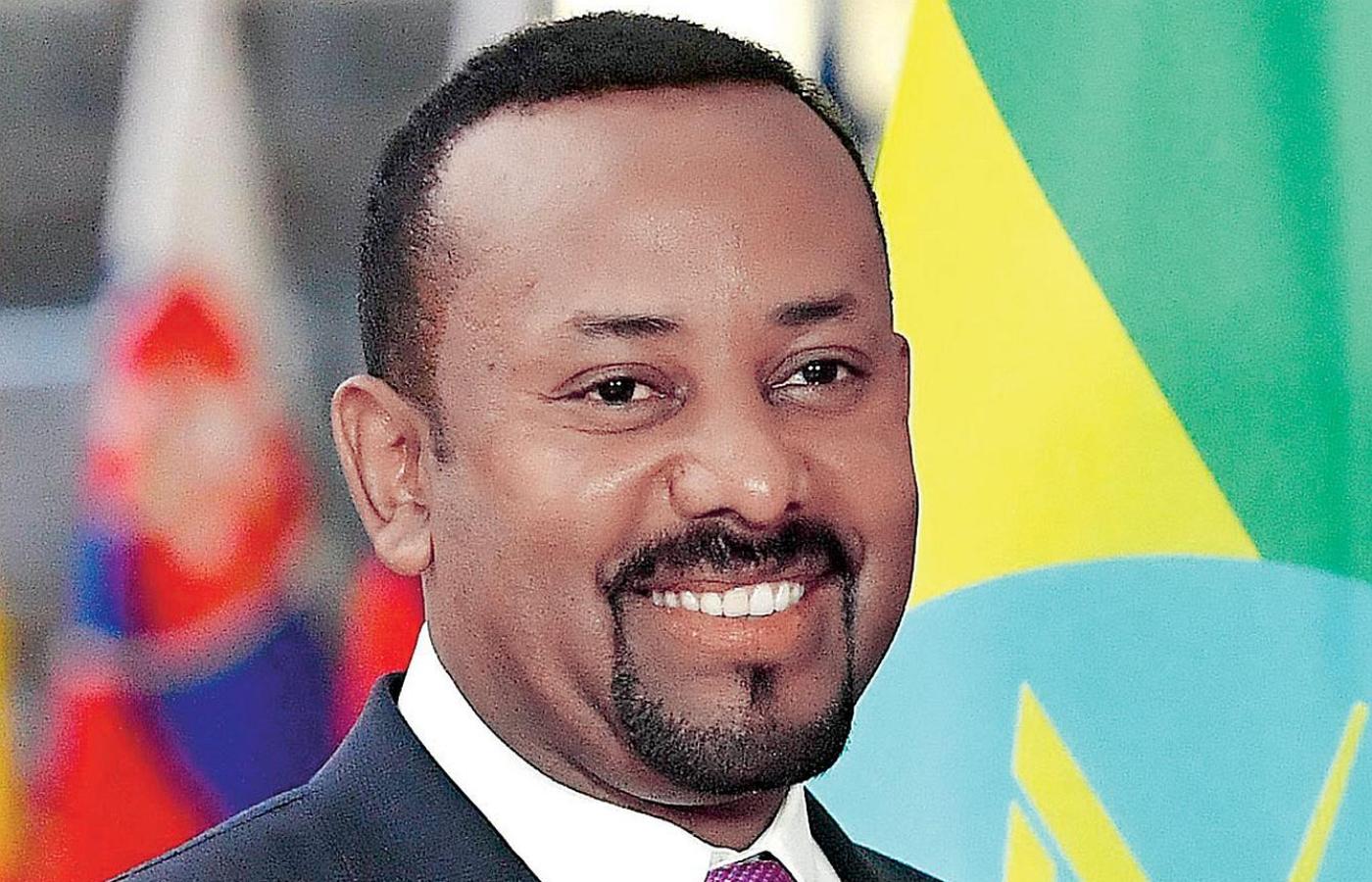Ahmed Abiya, premier Etiopii i tegoroczny laureat pokojowej Nagrody Nobla.