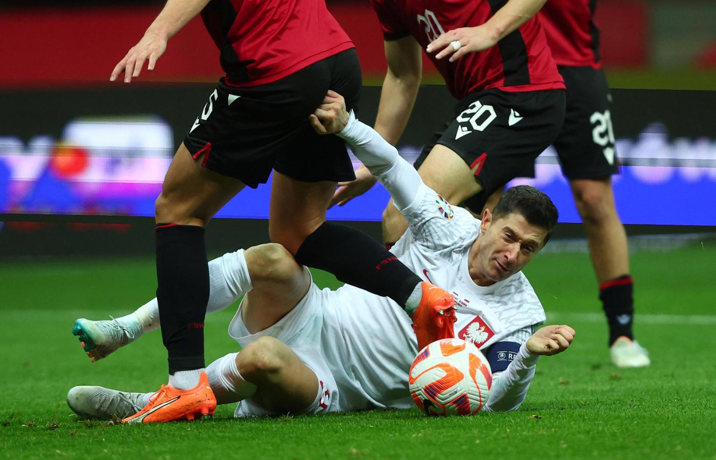 Polska pokonała Albanię 1:0 w eliminacyjnym meczu mistrzostw Europy, choć to raczej spotkanie do zapomnienia. 27 marca 2023 r.