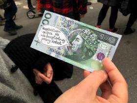Udało nam się zdobyć jeden banknot.