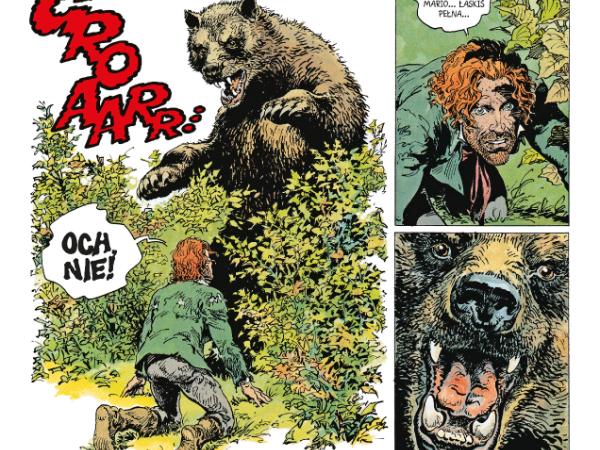 Plansza z komiksu „Wielkie wyprawy”