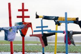 Instalacja Daniela Rycharskiego w Kurówku.