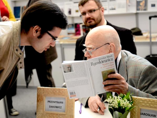 Jarosław Rymkiewicz na Warszawskich Targach Książki