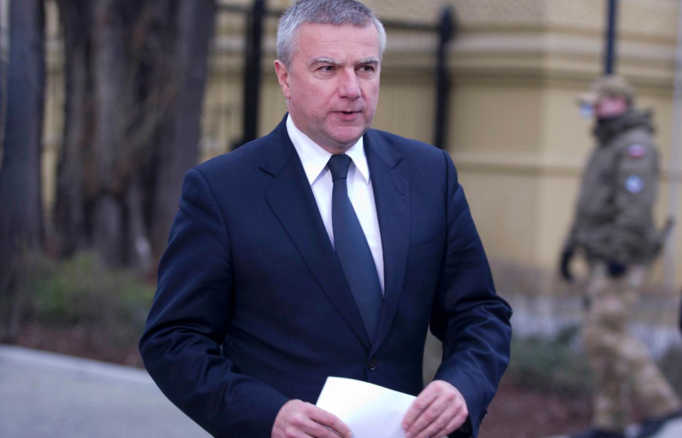 Paweł Graś, sekretarz stanu w Kancelarii Premiera.