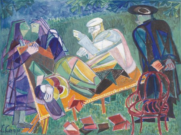 Estera Karp, „W ogrodzie”.