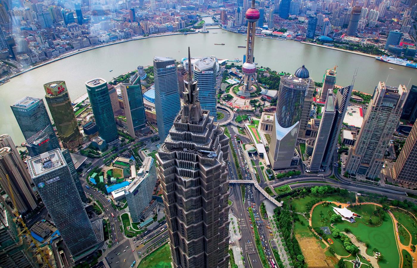 Pudong to finansowa dzielnica Szanghaju mająca status specjalnej strefy ekonomicznej