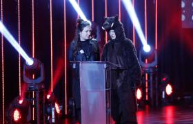 Diana Lelonek otrzymała Paszport POLITYKI w kategorii Sztuki wizualne. Na scenie pojawiła się w towarzystwie koleżanki przebranej za… dzika. W swoim wystąpieniu zachęcały do sprzeciwu wobec planowanej przez Ministerstwo Środowiska akcji wybicia 220 tys. dzików.