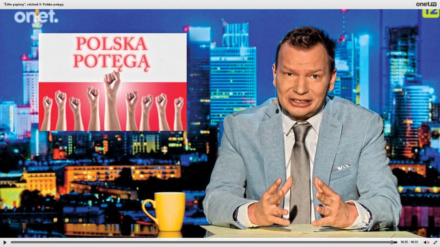 W Onecie satyryk Tomasz Jachimek ma program „Żółte papiery”.