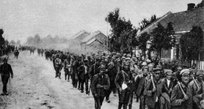 Jeńcy bolszewiccy w Radzyminie podczas wojny 1920 r.