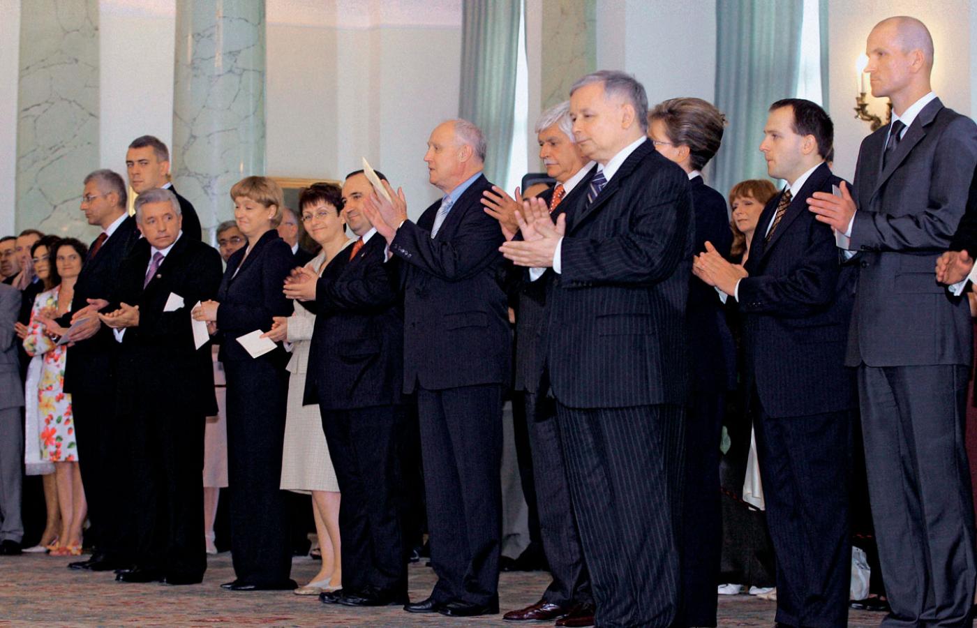 Zaprzysiężenie rządu Jarosława Kaczyńskiego, 14 lipca 2006 r.