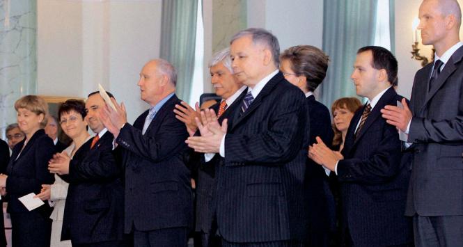 Zaprzysiężenie rządu Jarosława Kaczyńskiego, 14 lipca 2006 r.