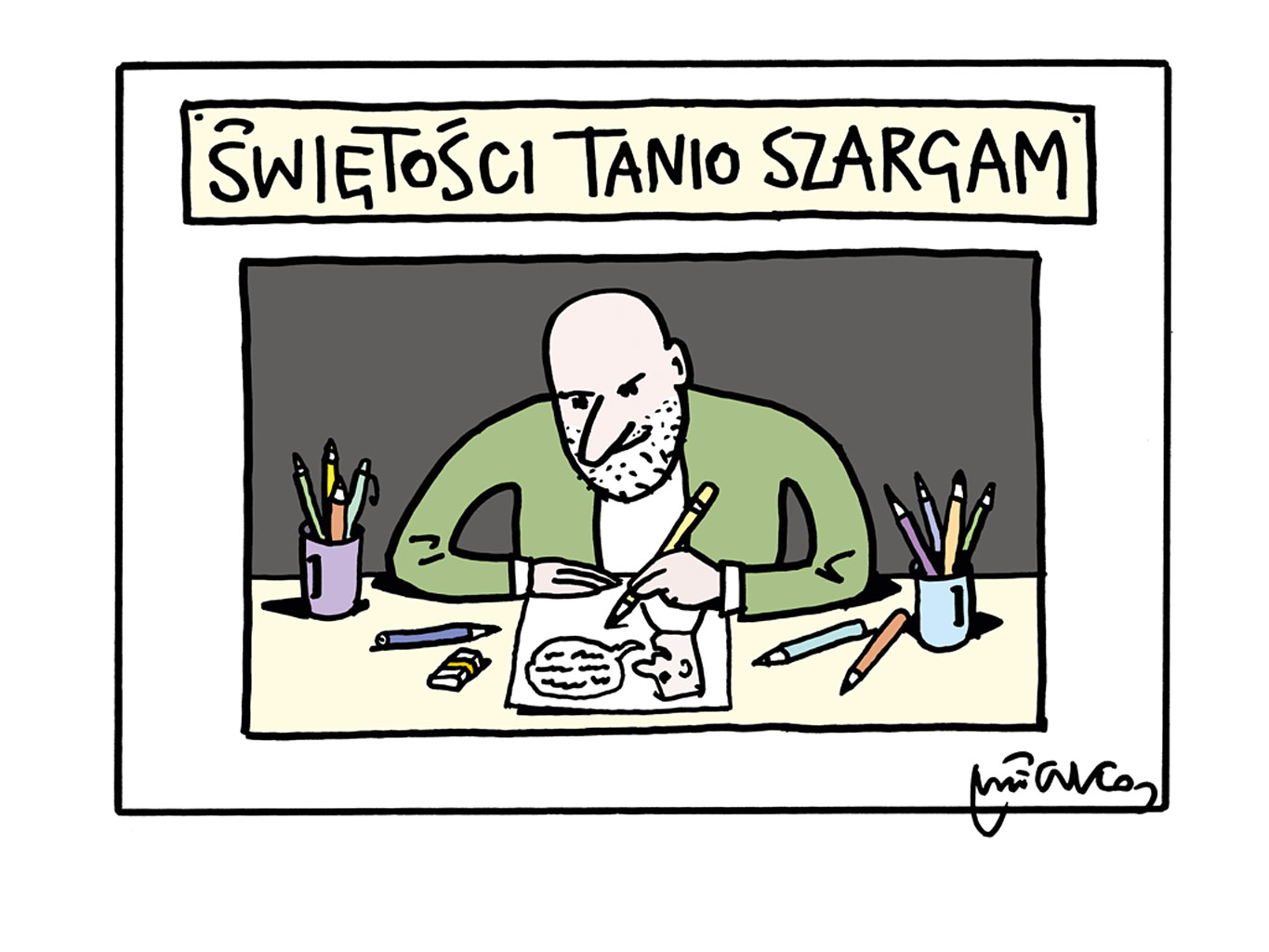 Andrzej Mleczko skończył 75 lat! Trudno wyobrazić sobie „Politykę” bez ...
