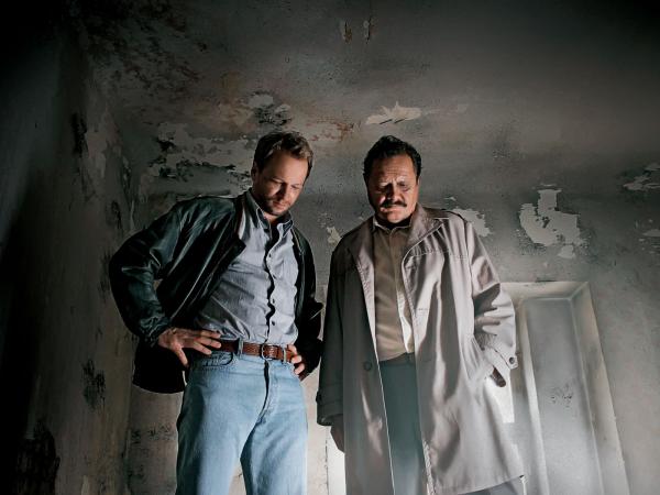 Maciej Stuhr i Marian Geisberg jako dobry i zły glina