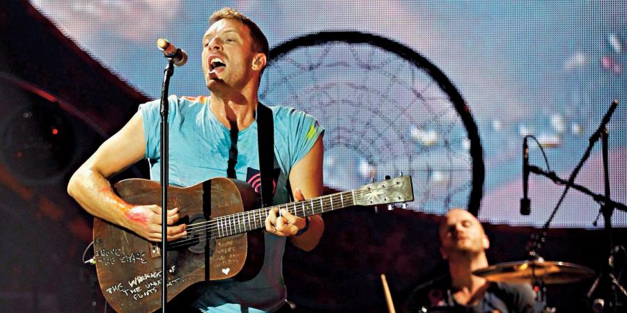 Chris Martin, wokalista zespołu Coldplay