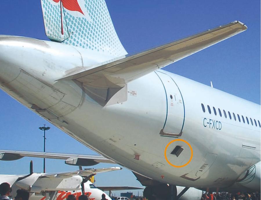 Zawór regulacji ciśnienia wewnątrz kadłuba.