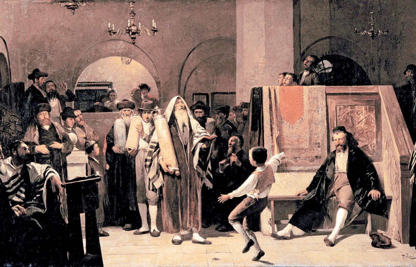 „Święto Tory”; obraz olejny Tadeusza Popiela z 1889 r.