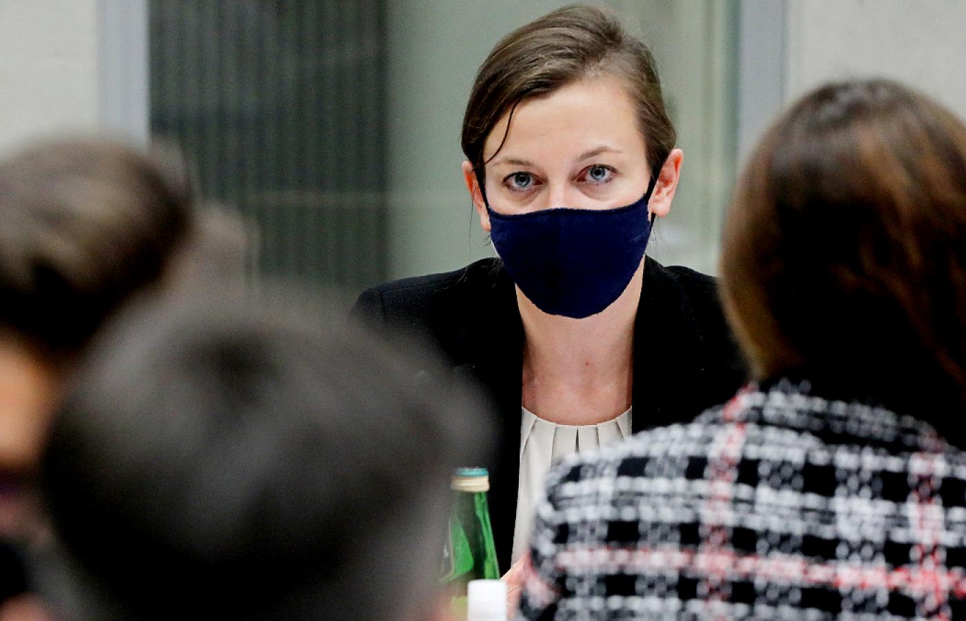Kandydatka na RPO Zuzanna Rudzińska-Bluszcz podczas posiedzenia komisji sprawiedliwości i praw człowieka. 18 listopada 2020 r.