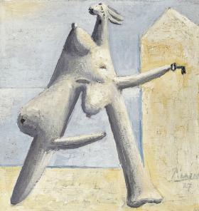 Pablo Picasso „Kompozycja (z postacią kobiety)”. Wystawa „Francis Bacon: od Picassa do Velázqueza”