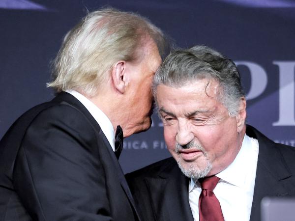 Sylvester Stallone w rezydencji Mar-A-Lago Donalda Trumpa