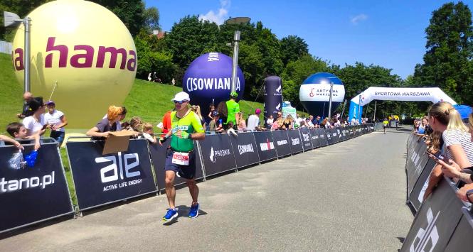 Tak wyglądały zawody triathlonowe w Warszawie