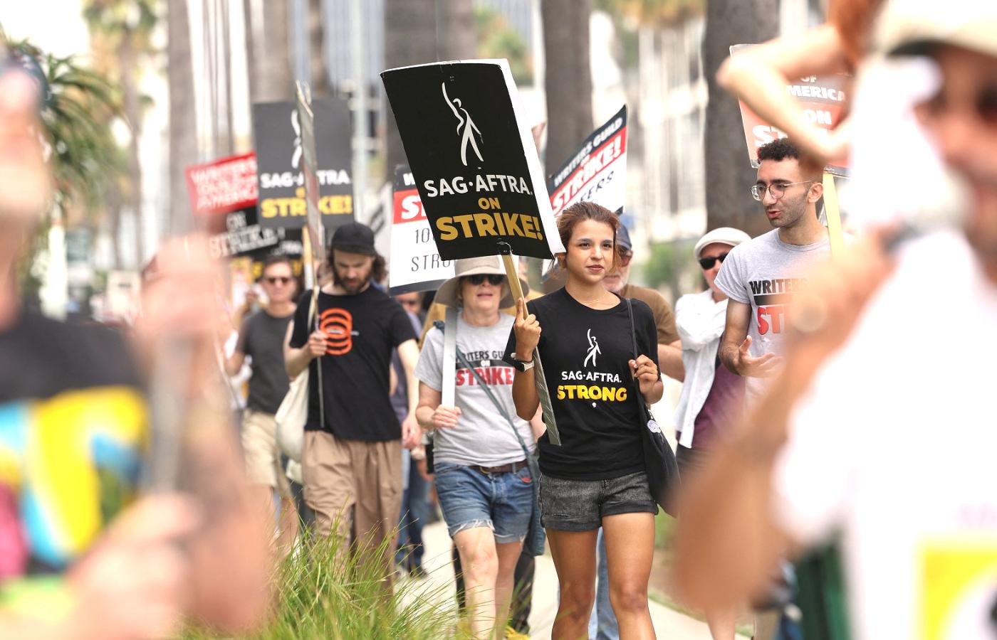 Strajk scenarzystów w Los Angeles, sierpień 2023 r.