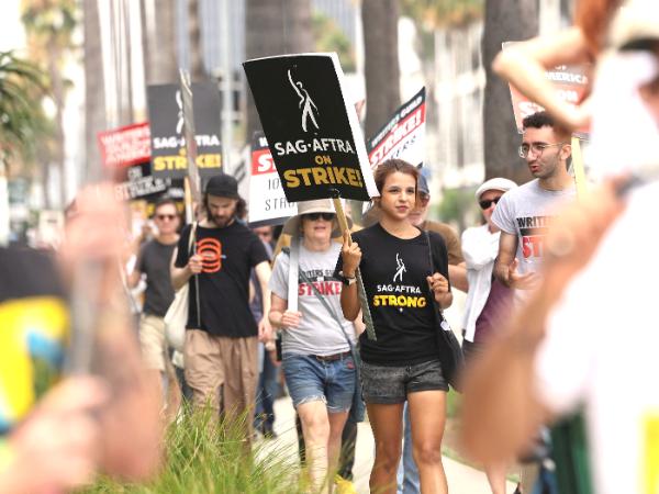 Strajk scenarzystów w Los Angeles, sierpień 2023 r.