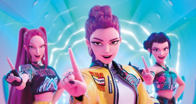 Kadr z filmu „Kpop Demon Hunters”