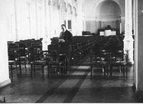 Sala posiedzeń Senatu, wprowadzonego przez Konstytucję Marcową.