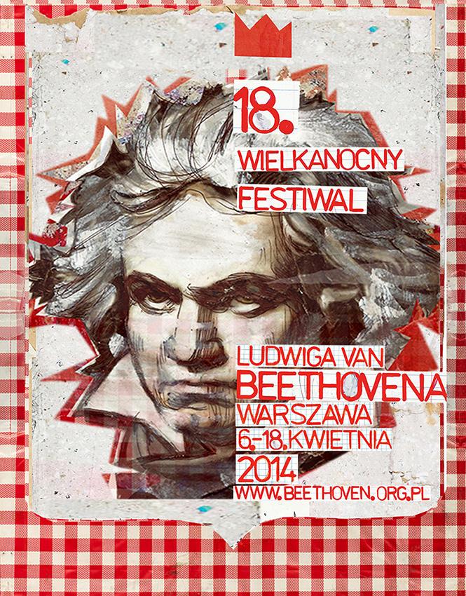 Plakat 18. Wielkanocnego Festiwalu Ludwiga van Beethovena