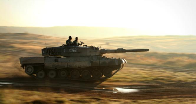 Polski leopard podczas ćwiczeń Steadfast Jazz 2013