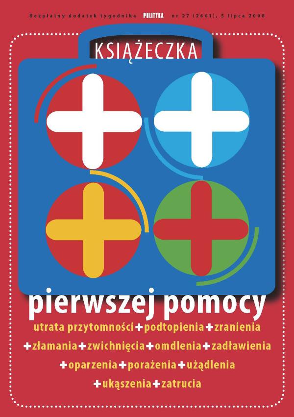 okładka - 2008 27 Polityka Książeczka pierwszej pomocy