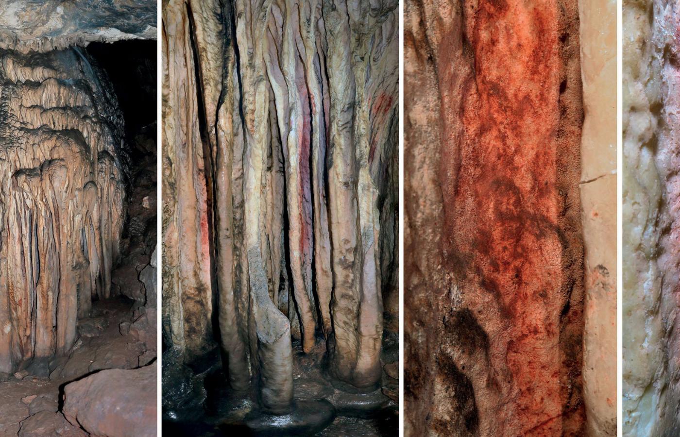 Pomalowane ochrą stalagmity w jaskini Cueva de Ardales w Andaluzji liczą ponad 60 tys. lat i zdaniem naukowców są dziełem neandertalczyków.