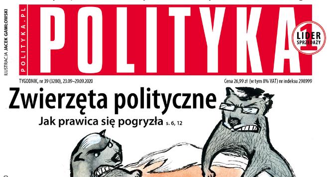 Okładka nowego wydania „Polityki”
