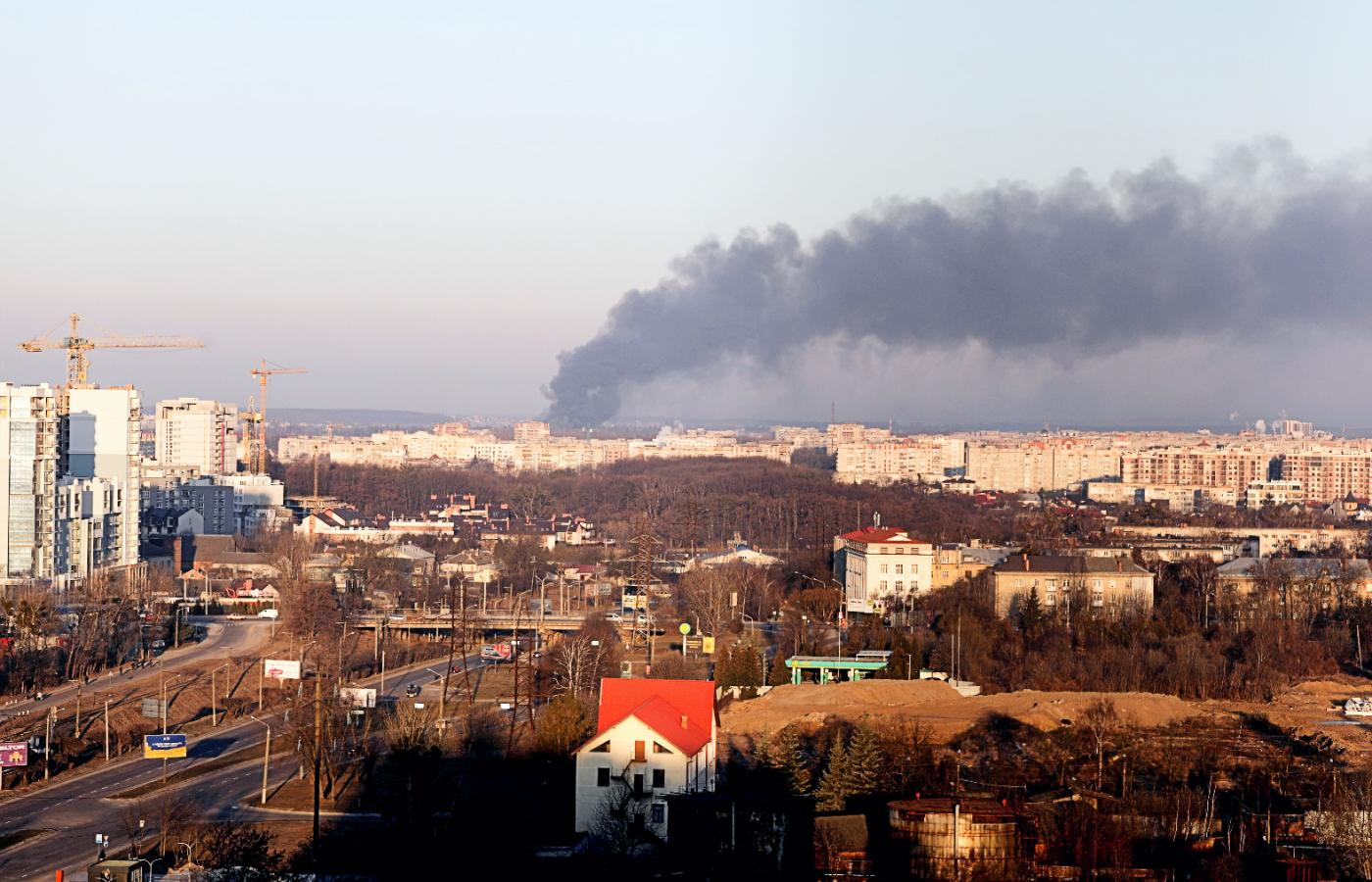 Atak na zakłady remontowe pod Lwowem, 18 marca 2022 r.