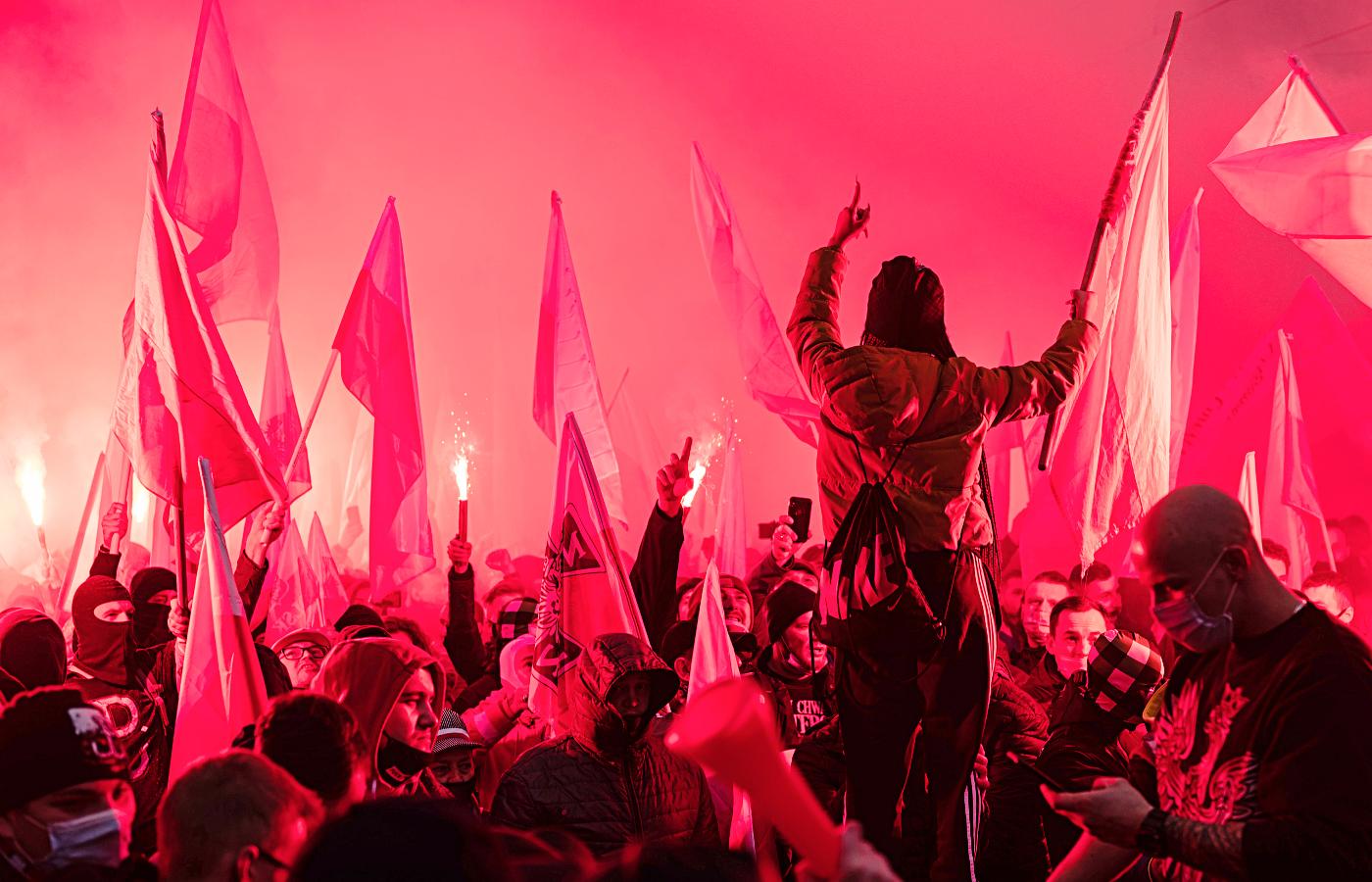 Marsz Niepodległości. Warszawa 2020 r.