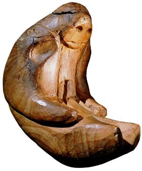 Inuicka figurka szamana, Grenlandia.