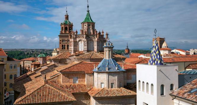 Miasto Teruel w Aragonii