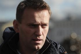 Aleksiej Nawalny na jednej z demonstracji antyputinowskich w Moskwie.