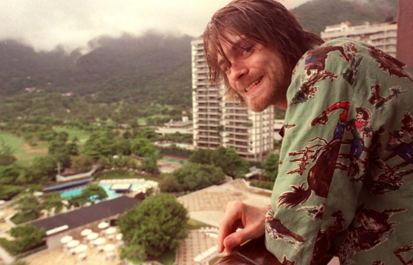Kurt Cobain w Rio de Janeiro w 1993 r.