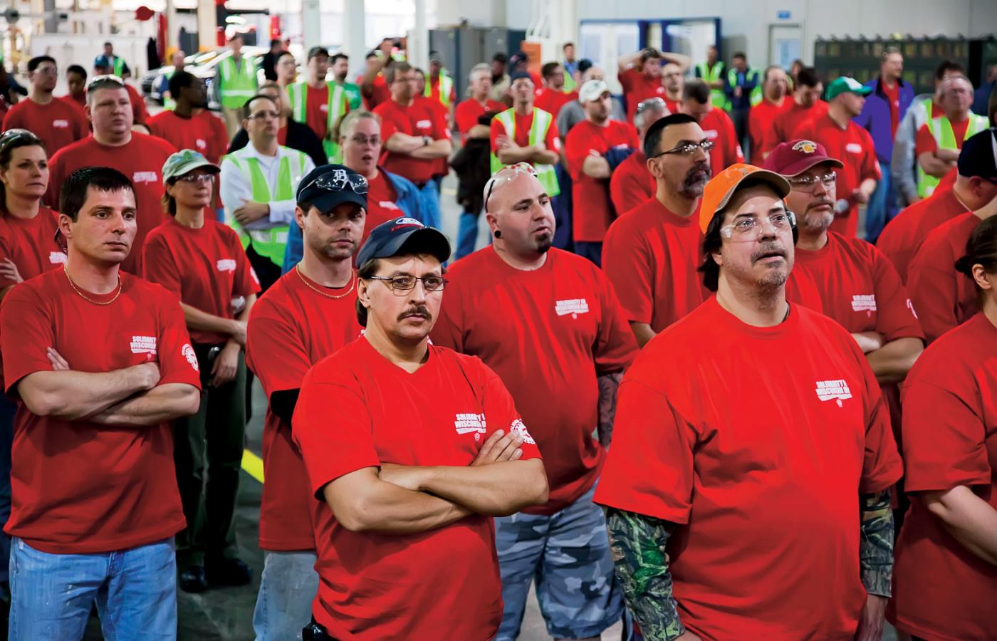 Protest robotników z amerykańskiej fabryki koncernu Ford Motor Company