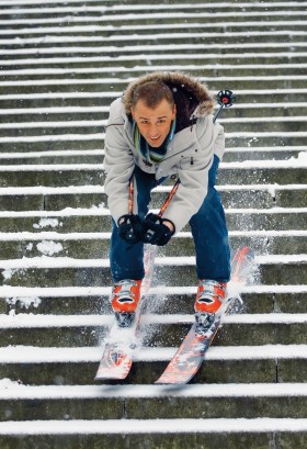 Andrzej Lesiewski - instruktor narciarstwa, organizator zawodów, wyjazdów i przeróżnych narciarskich eventów, handlowiec