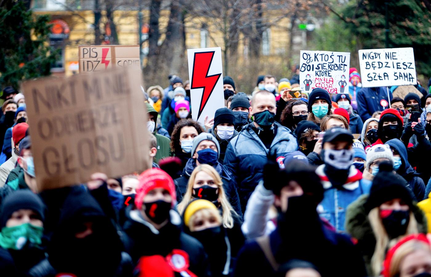 Strajk Kobiet w Krakowie, 29 listopada 2020 r.